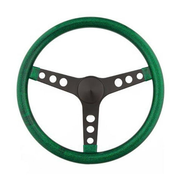 Grant 8452 Volant en Flocons Métalliques de 13,5 Po. , Noir à 3 Branches - Vert