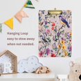 thumbnail image 4 of FORMRS Acrylic Clipboard with Low Profile Clip Standard A4 Letter Size, 12.5" x 9", Purple Floral Pattern, 4 of 8