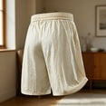 thumbnail image 2 of Daiosportswear Men'S Summer Quick Dry Nylon Shorts, Elastic Drawstring Waist Breathable Sports Shorts with Deep Pockets, for Running, Gym and Casual Wear Khaki XS, 2 of 5