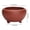 Red, variant on Zisha Garden Planter Flower Pots Small Succulent Pots with Drainage Hole Cute Cactus Pot,Black Clay
