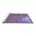 thumbnail image 2 of Ahgly Company Machine Washable Indoor Rectangle Abstract Blue Modern Area Rugs, 2' x 5', 2 of 4