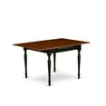 thumbnail image 2 of Neo-Classical Dining Set - 5 Pc Wood Table & Chairs - Rectangle Drop Leaf Table - Black Cherry Finish, 2 of 5