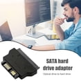 thumbnail image 2 of Kearding Adaptador SATA SATA 7 + 15 22 pines a Slimline SATA 7 + 6 13 pines conector adaptador convertidor para DVD CD-ROM Cables de audio/vídeo, 2 of 6