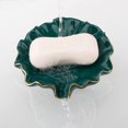 thumbnail image 4 of Jabonera Rawiri, bandeja de cerámica para jabón, soporte para jabonera para baño, ducha, cascada, escurridor, cocina, 4 of 7