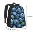 thumbnail image 2 of Balery Fresh Blueberries Backpack for Men and Women - Durable 600D Oxford Cloth -Large Capacity, Water-Resistant School, Travel, and Hiking Bag, 2 of 7