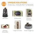 thumbnail image 7 of K&H Pet Products EZ Mount Window Townhouse Gray/Black 12 X 23 X 60 Inches, 7 of 7
