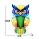 thumbnail image 2 of Decoración de jardín al aire libre Metal Owl Wall Patio art Decoración de césped de valla de patio al aire libre, 2 of 5