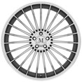 thumbnail image 3 of Mandrus 23 17X8 5X112 42Et 66.56Cb Gunmetal W/ Mirror Cut Face Wheel, 3 of 3