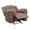 thumbnail image 2 of Steve Silver Anastasia Fabric Glider Recliner in Cocoa, 2 of 2