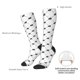 thumbnail image 4 of Fotbe Black Rabbit Calcetas Divertidas Estampadas para Hombre y Mujer, Calcetas de Algodón hasta la Rodilla para Caminar, Correr, Enfermería y Embarazo, 4 of 6