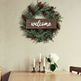 thumbnail image 5 of Girlsshop Simulated Plant Persian Grass Acacia Fruit Welcome Door Decoration Wreath,red, 5 of 7