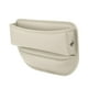 thumbnail image 3 of Organizador de relleno para asiento de coche con orificios de carga reservados, caja de almacenamiento frontal de cuero PU Beige, 3 of 9