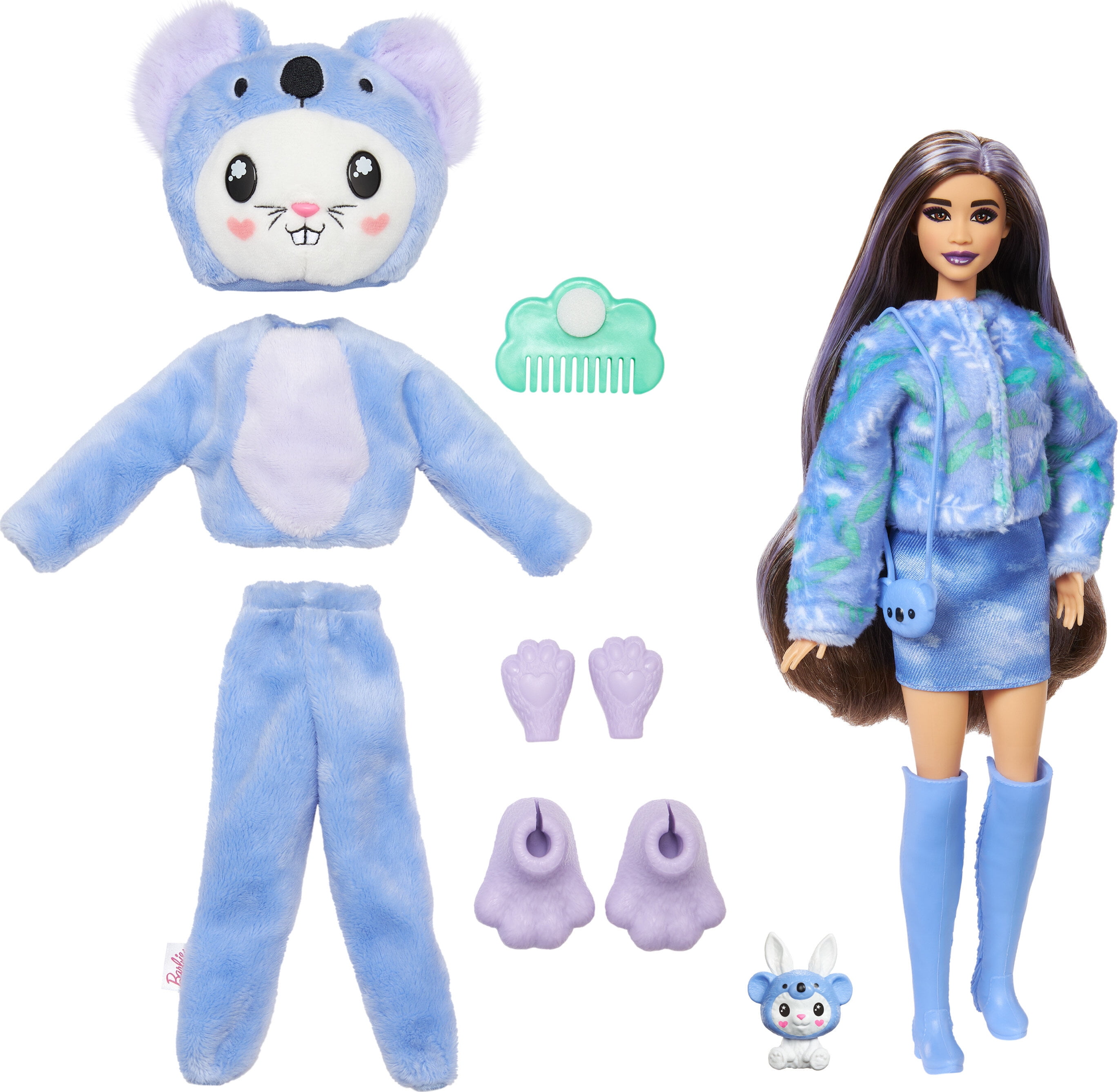 Barbie Cutie Reveal Costume-Themed Doll & Accessories with 10 Surprises, Bunny as a Koala