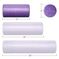 thumbnail image 6 of Philosophy Gym 12" High-Density Foam Roller for Exercise, Recovery - Purple, 6 of 7