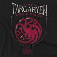 thumbnail image 2 of Game of Thrones House Targaryen Sigil Women's T Shirt, House Targaryen Sigil, Medium, 2 of 6