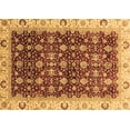 thumbnail image 1 of Ahgly Company Indoor Rectangle Abstract Brown Modern Area Rugs, 5' x 7', 1 of 4