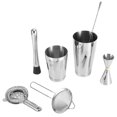 thumbnail image 2 of Kit De Camarero, Juego De Coctelera De Acero Inoxidable Apto Para Lavavajillas Con Superficie Cepillada Para El Hogar Anggrek Otros, 2 of 8