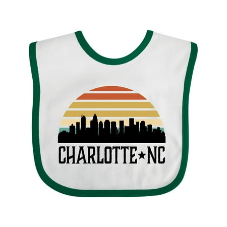 

Inktastic Charlotte North Carolina Skyline Gift Baby Boy or Baby Girl Bib