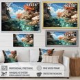 thumbnail image 4 of Designart "Landscape Of Coral Patchwork And Corals" Coral Wall Art Prints, 4 of 7