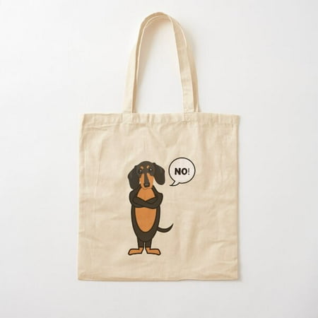 My Dog Says No Funny Dog Tee Shirt Funny Dog Owner Dog Lover Cotton Tote Bag Canvas Tote Bag  Family Gift For Mother  Her