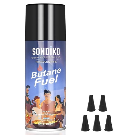 Butane Refill, Premium Fuel Canister 100ml, Quality for Jet Flame Lighters and Torches