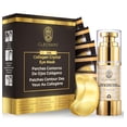thumbnail image 1 of CLEOSKIN Kit Crema Contorno de Ojos de Perlas Hidrolizadas y 25 Parches Anti-Ojeras 24k Oro. Vitamina E y &aacute;cido hialur&oacute;nico. Humecta y aclara la piel, desvanece arrugas y reduce, 1 of 8
