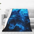 thumbnail image 1 of Balery Wolf Manta de Felpa Suave y Acogedora – Cobija de Franela Aterciopelada para Cama, Lavable y Cálida para Sofá, Mascotas, Transpirable-40"x30", 1 of 7