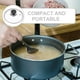 thumbnail image 4 of Tapa de vidrio templado para olla y sartén, tapa de cúpula de vidrio con mango aislado, cubierta para plancha, tapas para ollas al vapor para cocinar al aire libre, uso doméstico, 4 of 7