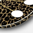 thumbnail image 3 of Designart « Safari en Fourrure de Léopard » V Horloge Murale Moderne du Milieu du Siècle, 3 of 4
