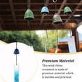 thumbnail image 3 of Advancent Campana de viento de estilo japonés de Metal para interior y exterior, diseño de escena DIY, adorno colgante de hierro fundido, decoración del Decoración del hogar Azul Advancent HA065371-02, 3 of 6