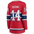 thumbnail image 3 of Women's Fanatics Nick Suzuki Red Montreal Canadiens Home Captain Patch Breakaway Player Jersey, 3 of 3