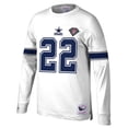 thumbnail image 2 of Men's Mitchell & Ness Emmitt Smith White Dallas Cowboys Retired Player Name & Number Long Sleeve Top, 2 of 3