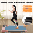 thumbnail image 4 of Upgraded Walking Pad 2 in 1 Under Desk Treadmill,Running Jogging Machine with Remote Control for Home Office, Lightweight Portable Desk Treadmill Installation Free, 4 of 7
