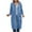 A03_Sky Blue, variant on Towmus Long Hoodies for Women Zip Up Double Zipper Winter Coats Solid Color Sweatshirts Fall Clothes