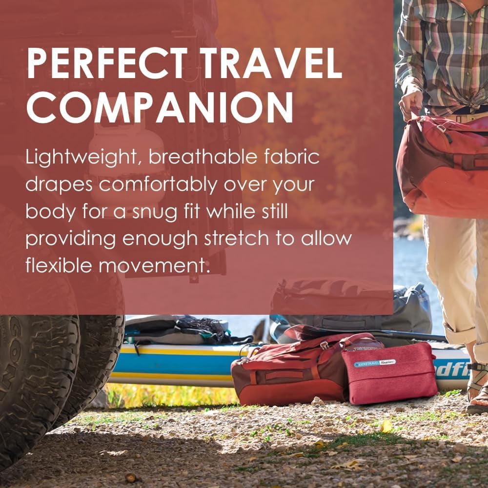 Sagefinds Airplane Travel Blanket | Perfect Gift for Long Travel Flights | Travel Essential - Green