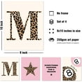 thumbnail image 2 of Aingg Preppy Pink Leopard Cheetah Room Decor Y2K Cheetah Posters for College Dorm Wall Art Prints 4Pcs,itial P Personalized Pink Lucky 8 Ball Poster for Teen Girls Bedroom Bathroom Unframed, 2 of 6