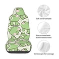 thumbnail image 4 of Balery Cute Frog Funda de Asiento para Auto con Diseño - Cubierta Frontal Suave y Transpirable con Protector Antideslizante- 1 Unidad, 4 of 5