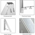 thumbnail image 5 of Foldable clothes hanger, space-saving collapsible hanger, aluminum Al, 5 of 5