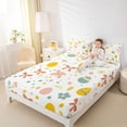 thumbnail image 3 of Erosebridal Happy East Theme Queen Sheet Sets,Watercolor Easter Egg Cute Bowknot Bed Set For Kids 4 Pieces, 3 of 6