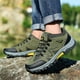 thumbnail image 4 of Zapatos de Senderismo para Hombres Zapatos de Escalada Transpirables Zapatos de Senderismo al Aire Libre de Cuero de Gamuza, 4 of 9
