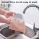 thumbnail image 4 of Paño de limpieza Hogar Cocina Contador Fregadero Plato Lavado Paño Microfibra Agua Absorción Rag, Rosa, 1pc Dido Hogar, 4 of 6