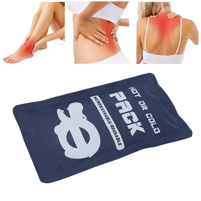 Hot Cold Ice Packs, Strong Practicability Physical Cooling Ice Packs Pain Relief For Calves Black,Dark Blue