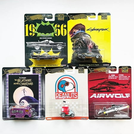 HW Premium 2025 Pop Culture Set of 5 Cars HXD63