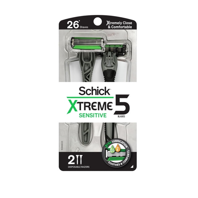 Máquina de afeitar desechable Schick Xtreme 5 Sensitive, 2 unidades