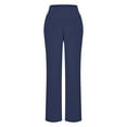 thumbnail image 5 of Yoga Pants Women Wide Leg With Pockets High Waist Stretch Casual Sweatpants Loose Comfy Palazzo Stretch Trousers, 5 of 7