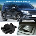 thumbnail image 2 of Interruptor de ventana eléctrica Unique Bargains para el lado del pasajero para Honda CR-V 2006-2011 Negro, 2 of 7