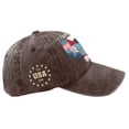 thumbnail image 5 of JIUWEN 250 Anniversary USA Hat - 250 Years American 1776-2026 Commemorative Map Style Patriotic Baseball Cap,Adjustable Vintage Cotton Hats-Coffee, 5 of 7