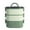 Green, variant on Lunch Box, Stackable 3 Layers Containers, Portable Large Capacity Leakproof Bento Box, 3-Tier Portable Stackable Food Container for Work Camping,7.7x5.5x7.5 Inch