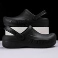 thumbnail image 5 of Lopsie Men's Women's Unisex Slip Resistant Work Clogs Men or Women Kitchen and Chef Shoes Safety Work Shoes Steel Toe Clog Water Resistant Black, 5 of 5
