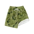 thumbnail image 3 of KKBOTIVE Swim Trunks Beach Shorts for Boys Casual Dinosaur Print Short Pants Kids Stretch Summer Wear ( Army Green Size: 8- ), 3 of 5